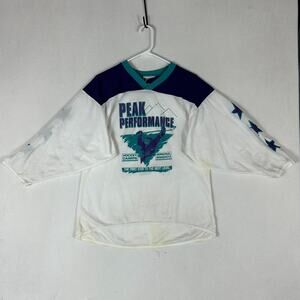 VTG Bakka Jersey Unisex S White Peak Performance Hockey Camps Winona Minnesota